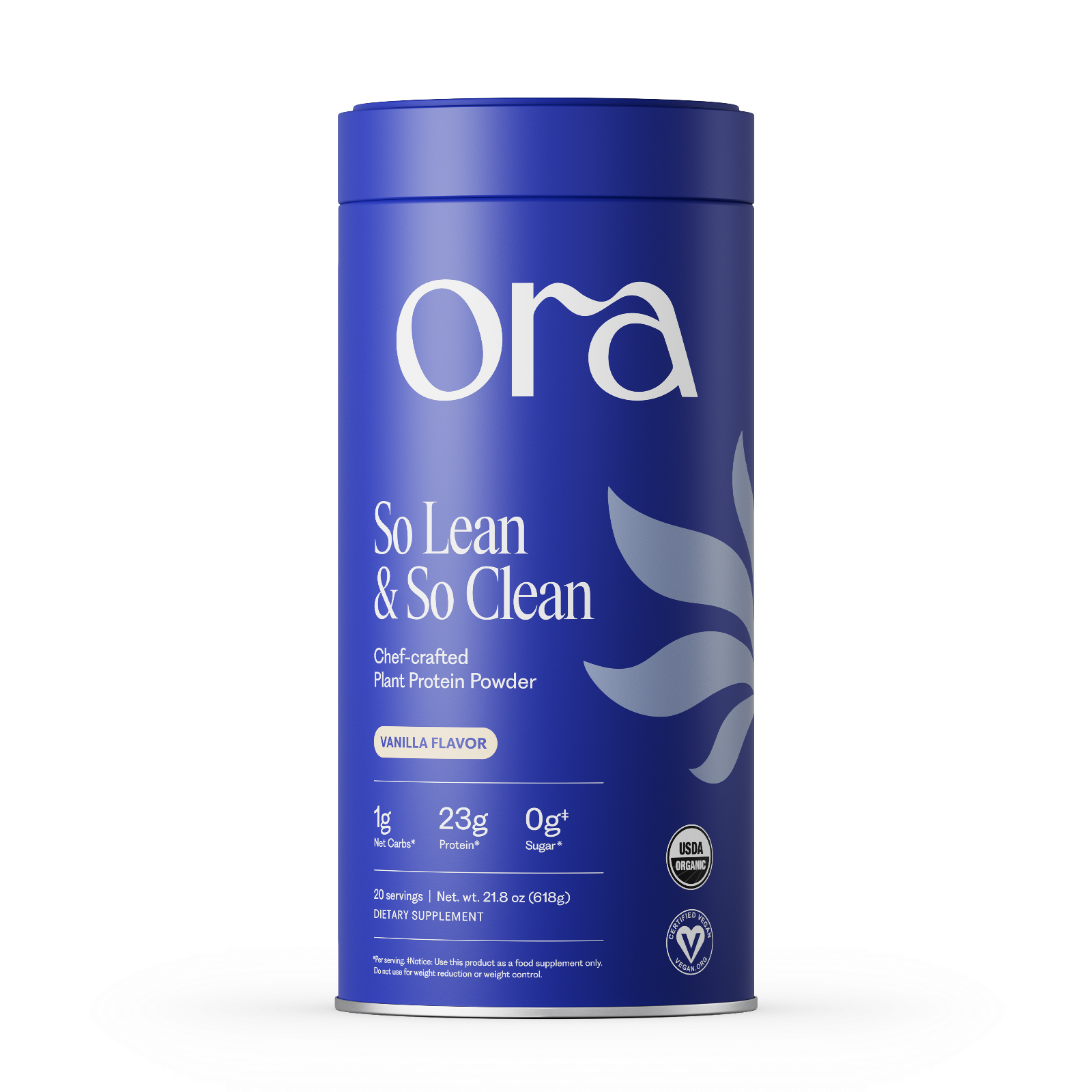 Ora So Lean & So Clean Organic Vegan Plant-Based Protein Powder 20 Ser